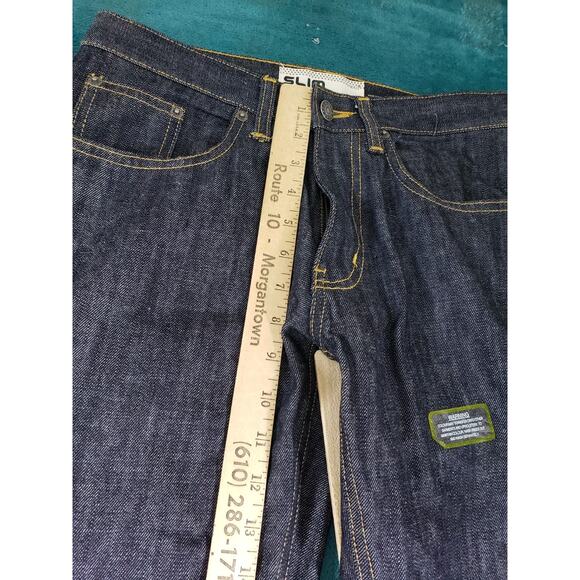 Topman Denim is Dead Jeans Size 28x30 Mens Blue Pants Stretch Slim Straight - Picture 9 of 14